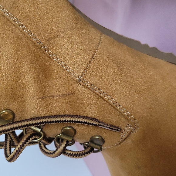 Ankle  boot high heel lace up with platform - Picture 3 of 10